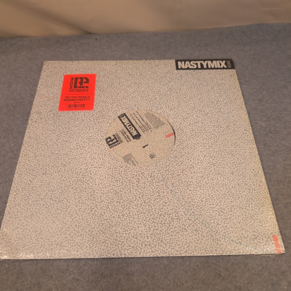 High Performance Do You Really Wanna Party? 12" Vinyl Single Nastymix 1989 VG - Picture 1 of 7